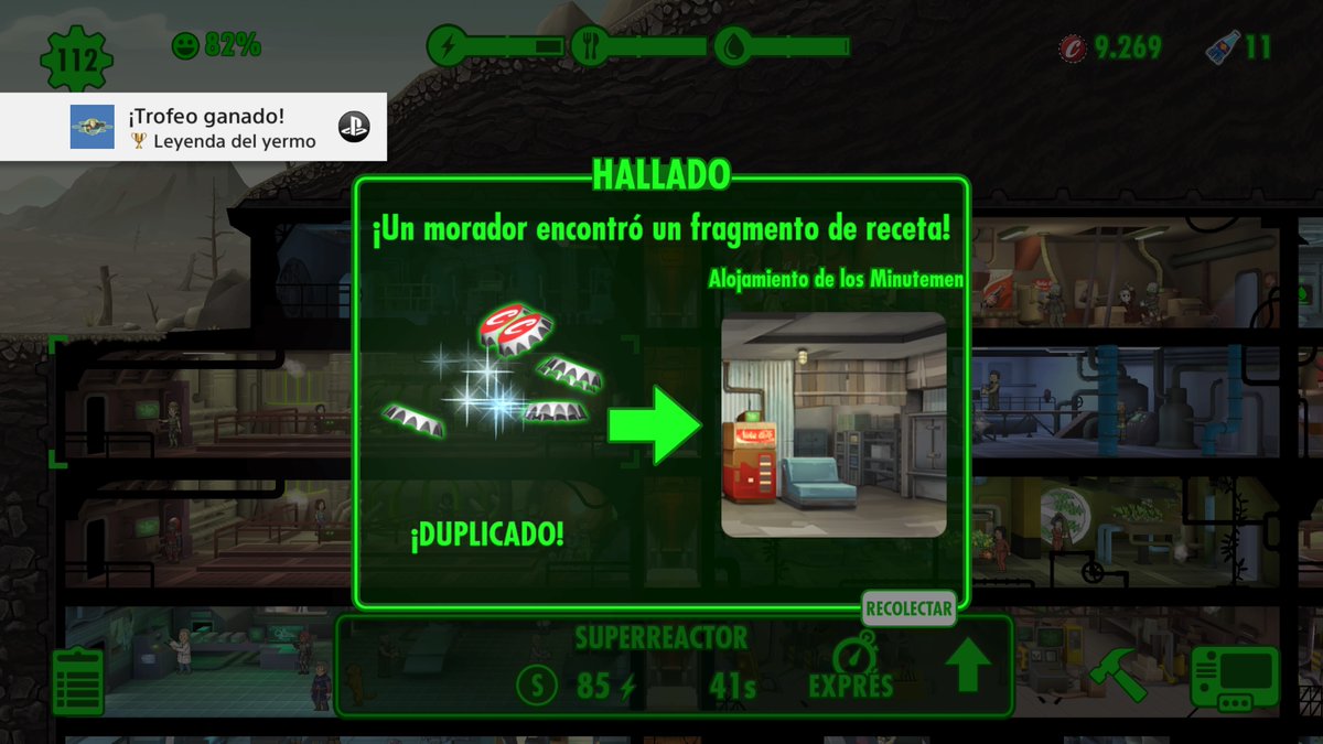 Fuck_its_J's tweet photo. Set de trofeos de Fallout Shelter
Leyenda del yermo (Oro)
Completa 100 misiones. #PS4share https://t.co/nQYE8HXVkn https://t.co/OG0UXxUNKK