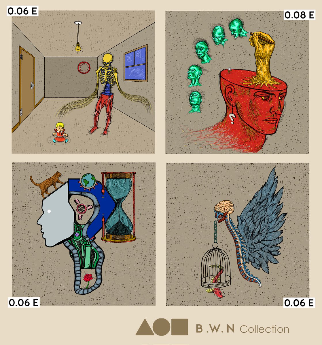 💥 Conceptual 𝗕.𝗪.𝗡 collection.

Not too cheap for a conceptual collection ?? 😤

Foundation.app/qaria