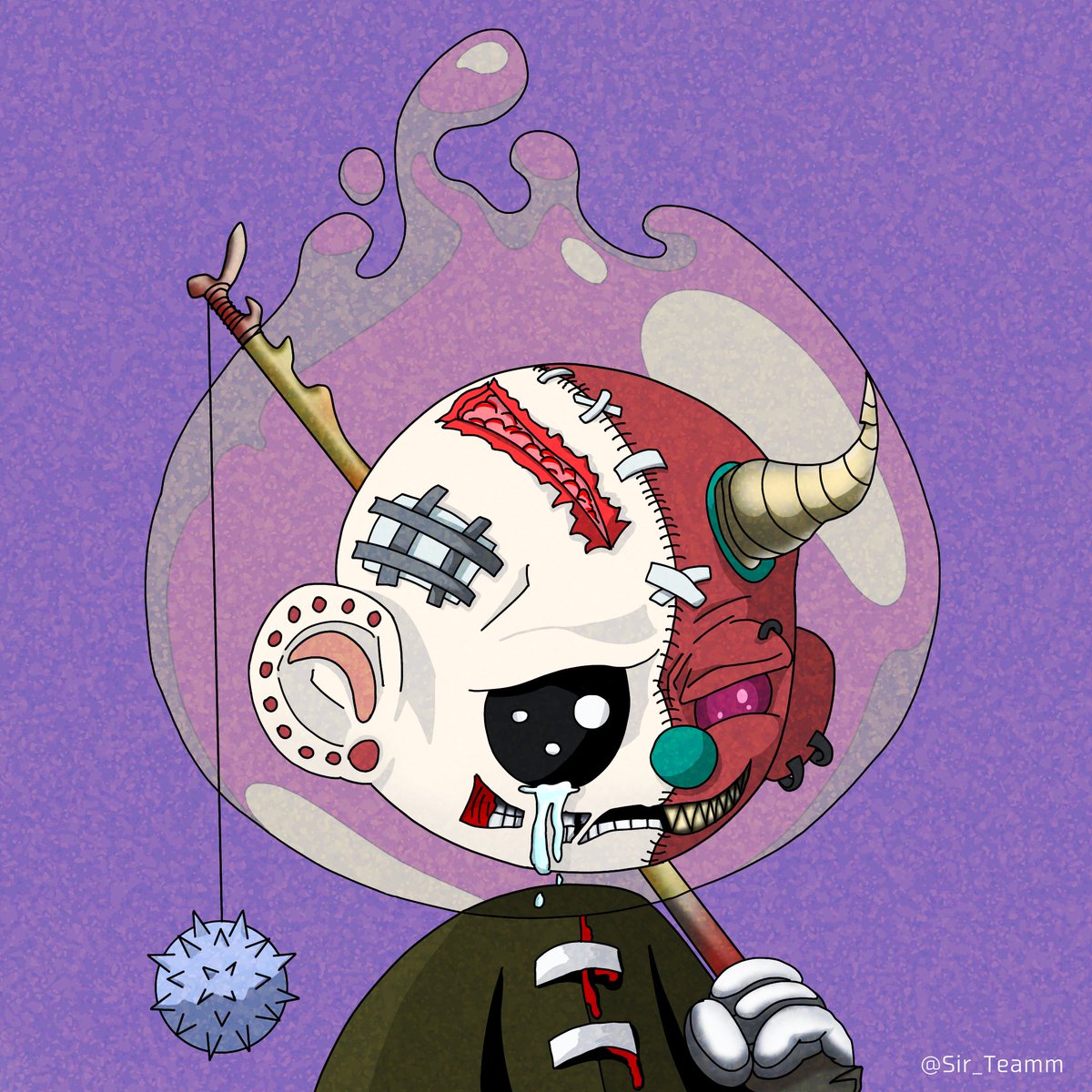 I've seen every growth of this community ,I love the teamwork of the team and the friendliness, saw everyone as friends
n now I created this art for <a href="/SeizonNFT/">SEIZON</a> 
Thank you for using this space to express my creativity

I want u to give me a name for this character
#seizonSZN #SZN