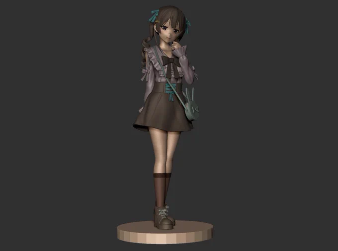 そろそろ本番出力#zbrush 