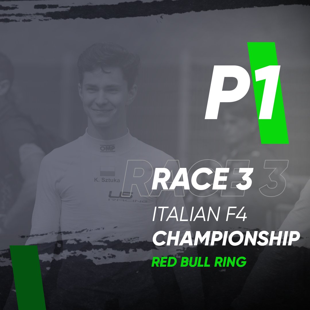 🏆 IT'S A WIN IN RACE 3! 🏆

Kacper made a fantastic effort and took his chances for the win!

Congratulations! 👏

#usracing #ItalianF4