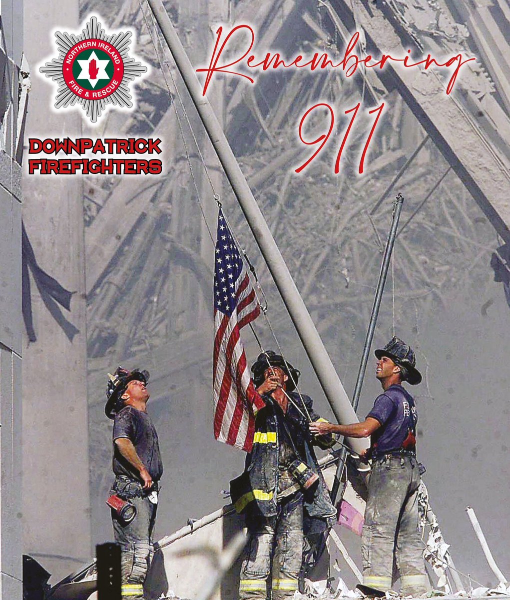 DownpatrickFir1's tweet photo. Everyone will remember the 9/11 attacks that happened in New York and were they were when that atrocity happened.
We were always close to terrorist attacks living in Northern Ireland. The attack on the World Trade Centre’s Tower brought back horrific memories. 🙏🚒🚒🙏😢 https://t.co/9vh4SfX3Ix