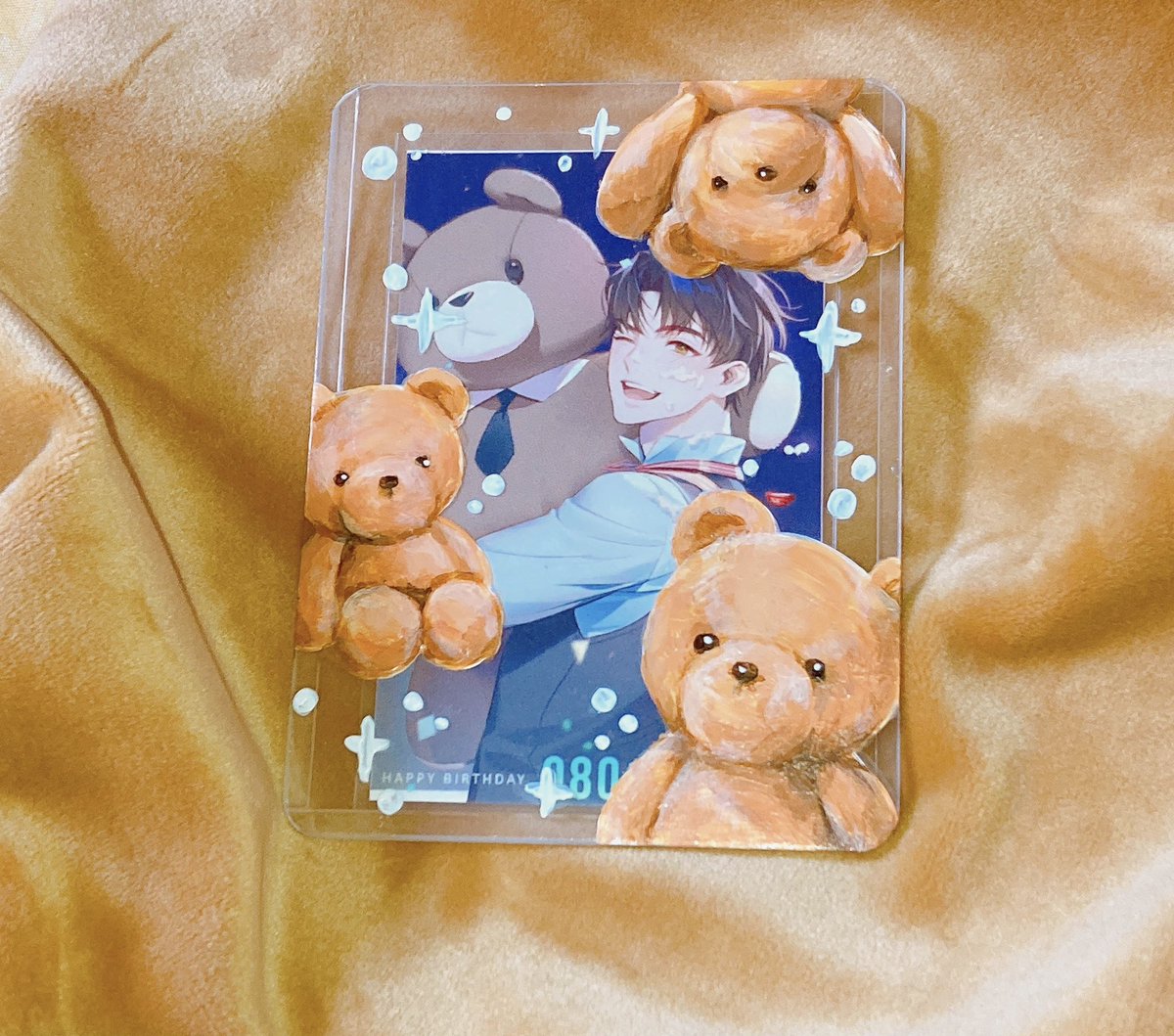 SOM_kiyo's tweet photo. @dbscid11 

자급제탑꾸님 곰돌이탑꾸에 곰도리를 넣어봤습니다🐻💕
전에 탐라에서 보고 너무 금손님이셔서 커미션 열리면 호딱 넣으려구 팔로해뒀었는데.... 운좋게 구매하게 됐어요 실물이 진짜진짜 훨씬 더 귀엽습니다🥺
판매 감사합니다!!! https://t.co/CjSO2UkHXg