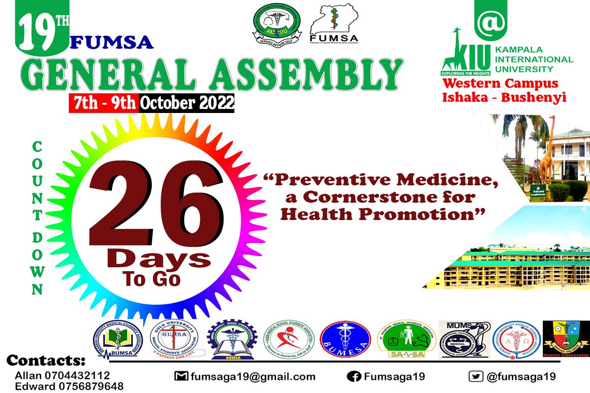 Amskiu2's tweet photo. @OfficialFUMSA @Makerere_Medics @MBUMSA_OFFICIAL @fom_gumsa @KUMSAOfficial @SorotiUniversi1 @DrLyndah21 @kiuvarsity @Joy78104 https://t.co/TiYIumCHvG