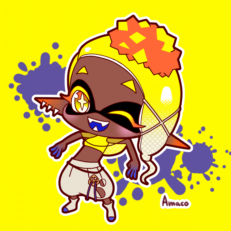 「ウツホ #スプラトゥーン3 #Splatoon3 」|Amaco＠Skeb募集中のイラスト