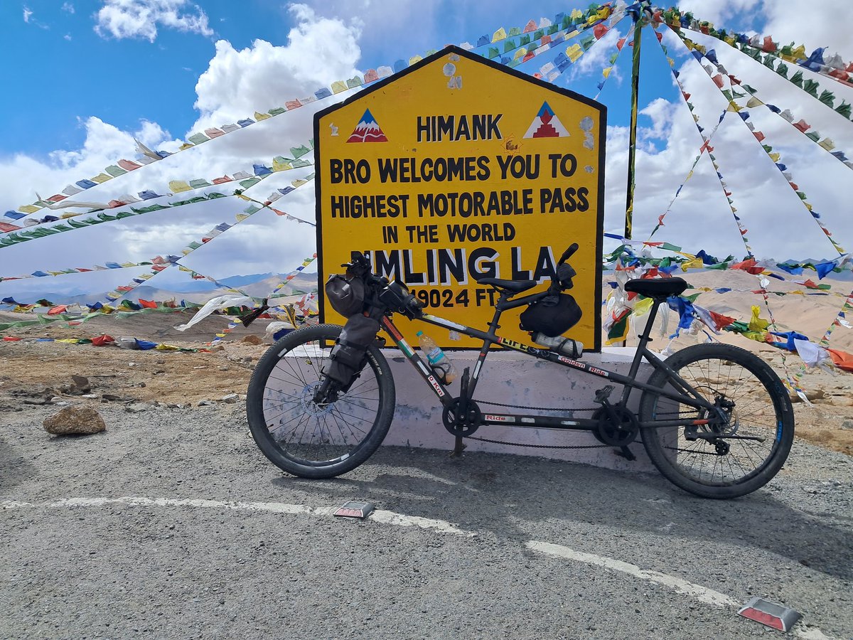 We have summited Umligla with tandem bike and created a WUCA and Guiness record , we need help to publish this in media for the record. Tia.<a href="/NGTIndia/">NatGeoTravellerIndia</a> <a href="/timesofindia/">The Times Of India</a> <a href="/FeminaIndia/">Femina</a> <a href="/IndianExpress/">The Indian Express</a> <a href="/ddnewsladakh/">DD NEWS LADAKH</a>