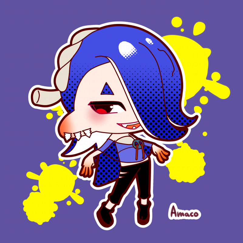 スプラトゥーン「フウカ! #スプラトゥーン3 #Splatoon3 」|Amaco＠Skeb募集中のイラスト