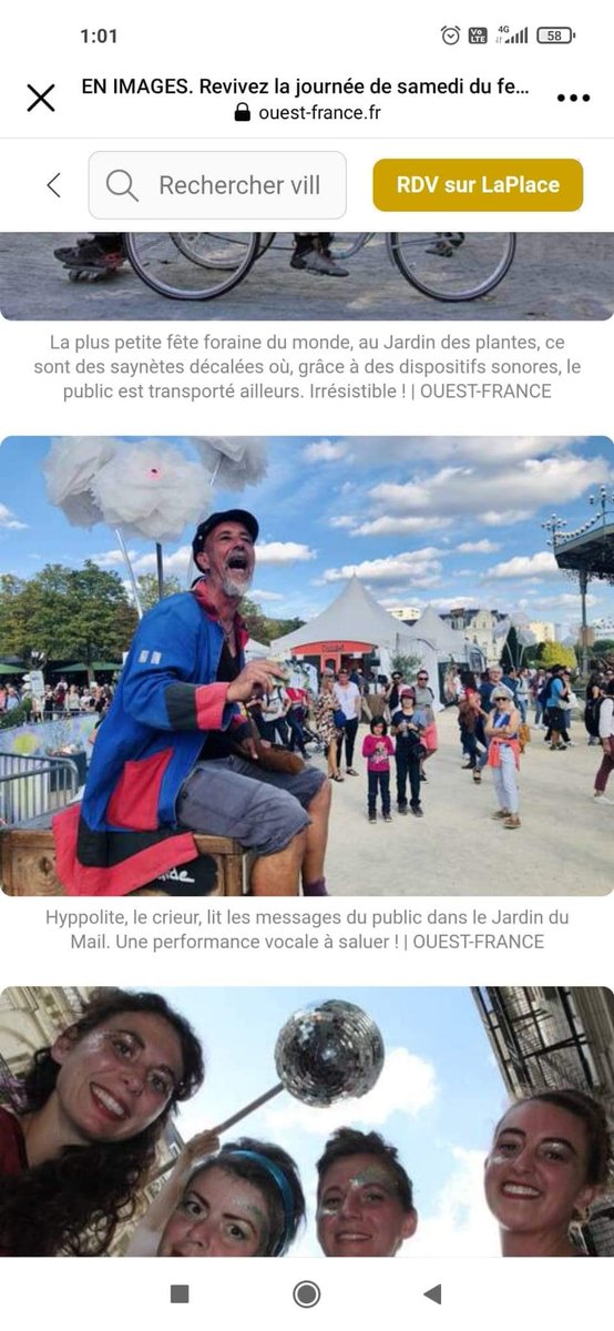 CompagnieOh's tweet image. Dimanche 13h 14h 15h Angers Jardin du Mail à tout à l’heure 😉