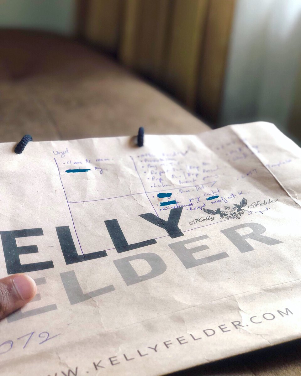 It’s Sunday morning and I was thinking how to get the remaining done. So I used this tool. Eisenhower Matrix is a simple yet extremely powerful tool you could use to visualize your Urgent-Important tasks at a glance.

#productivity #eisenhowermatrix #sunday #planning