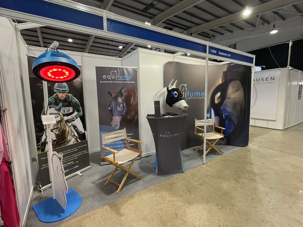 We’re excited to be back at BETA International for 2022! You can find us in Hall 2, stand 1-B14.
Come by and say hello 👋 our team is here to show you our Equilume Stable Lights and Light Masks! 

<a href="/BETA_Int/">BETA Int</a> <a href="/NAECStoneleigh/">NAECStoneleigh</a> 

#beta #betainternational #equilume #betterwithblue 💙