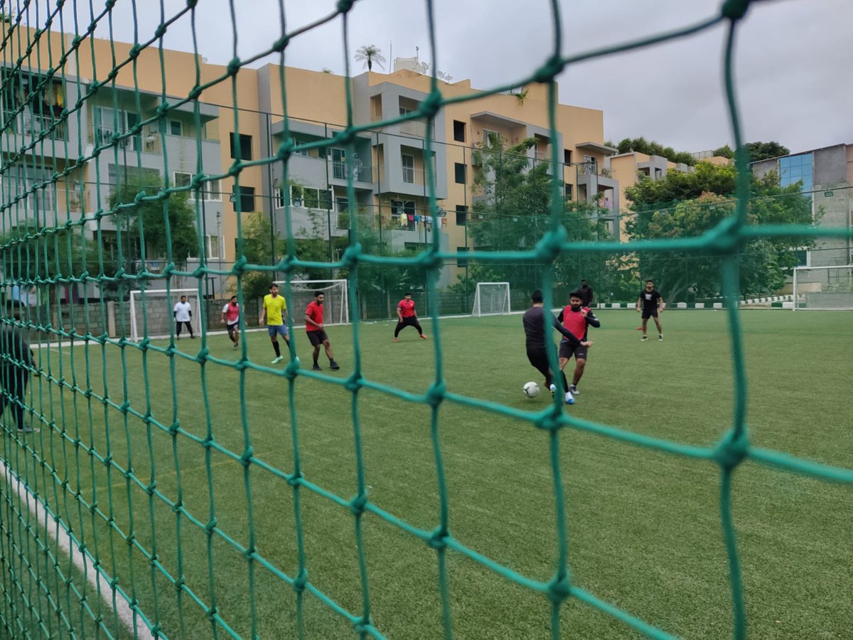 Intugine's tweet photo. What a thrilling weekend with the IntuCup Football tournament! We saw an exciting battle between the four teams to win the title. IntuCup is definitely taking surprising turns every week! Few glimpses from the game.
.
.
.
.
#IntuCup #Intugine #LifeAtIntugine #FootballTournament https://t.co/bTxahD66YG