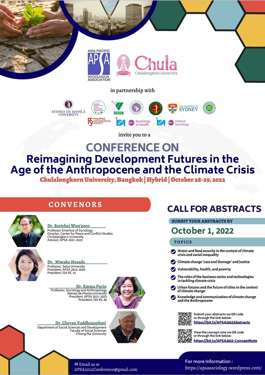 ccarPH's tweet photo. The event organizers are inviting you to submit abstracts on the six key topics and questions for the hybrid event to be held on 28-29 October in Chulalongkorn University, Thailand. https://t.co/f0qzm6KPu6