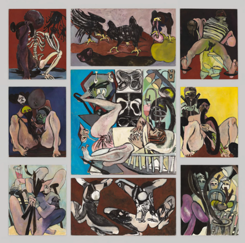 Dhammikax's tweet photo. “Is it Real? Yes It Is!”
Juanita McNeely, 1969.

This series of 9 panels about the painter’s illegal #abortion &amp; medical emergency is making its museum debut at the @whitneymuseum this month. https://t.co/6qpBPpiDAe