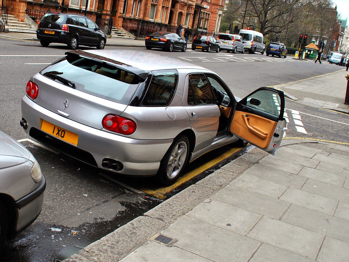 thechasefox's tweet image. You guys….   Did you know that Ferrari made a fucking WAGON??!?! 
#456GTVenice #DadWagon