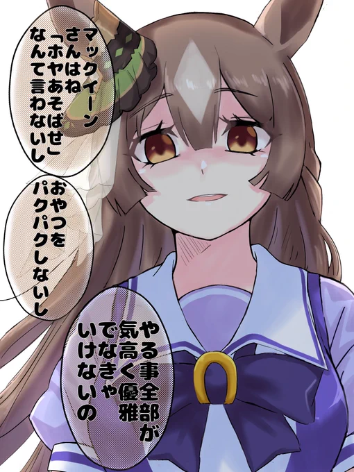 マックイーンさんの厄介ファンと化したダイヤちゃん
#ウマ娘 