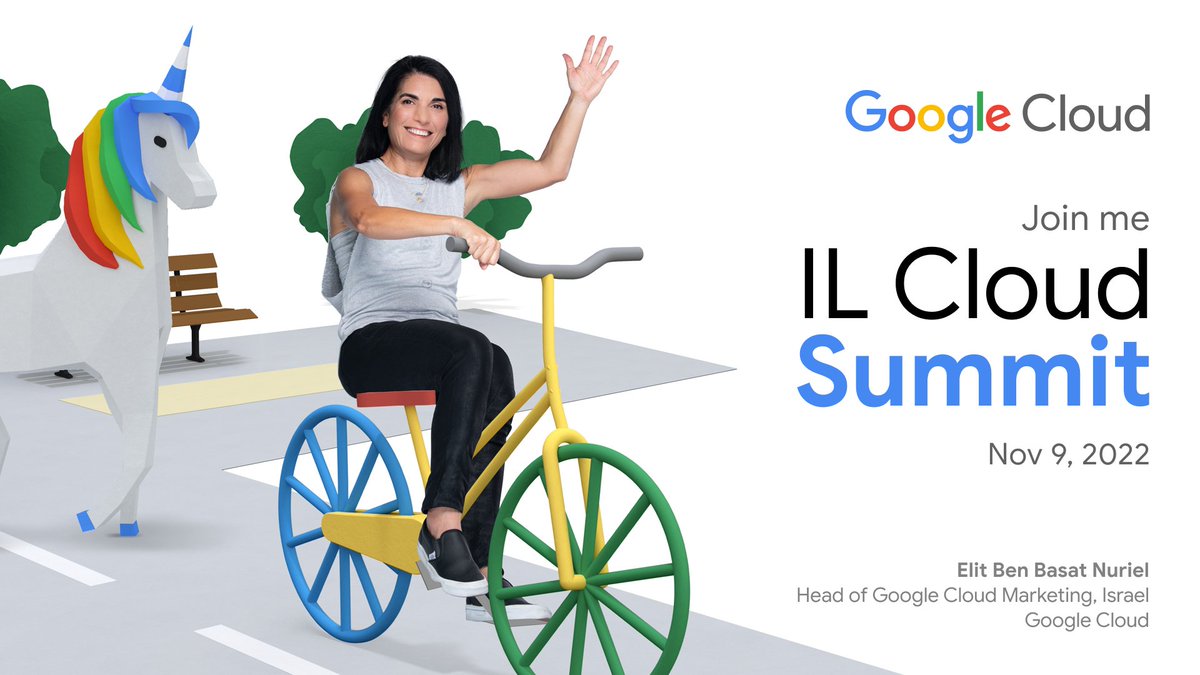 ElitBbn's tweet photo. Nothing beats having a leisurely bike ride around the streets of Tel Aviv, except having the chance to meet so many of colleagues &amp; customers to showcase #CloudForIsrael at Google Cloud Summit, Nov 9. Come meet me there to find out more.. Register here >> https://t.co/Yh7djMw5R9 https://t.co/iISjO5dzRx