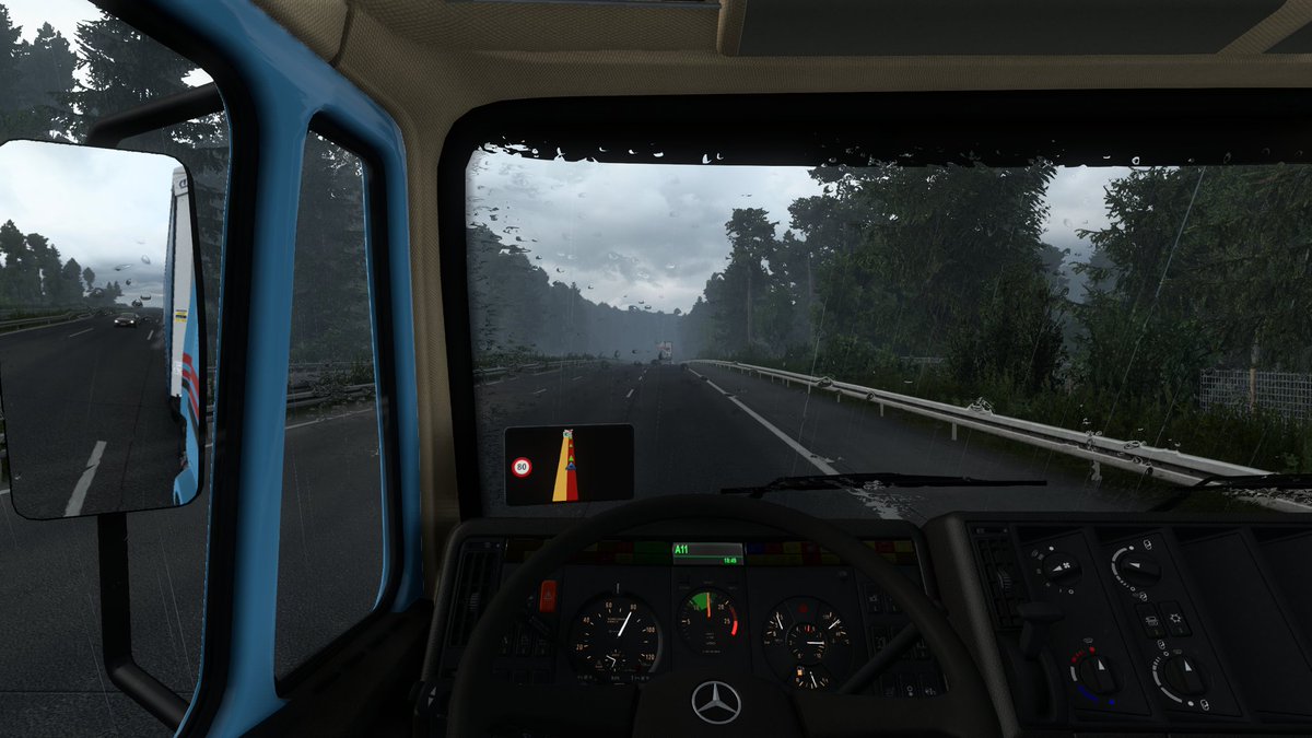 gamer_amd's tweet photo. I am listening to the rhythm of the rain... and of course the sound of the Mercedes engine
#BestCommunityEver #SharingSunday #EuroTruckSimulator2 https://t.co/azZIAeTev8