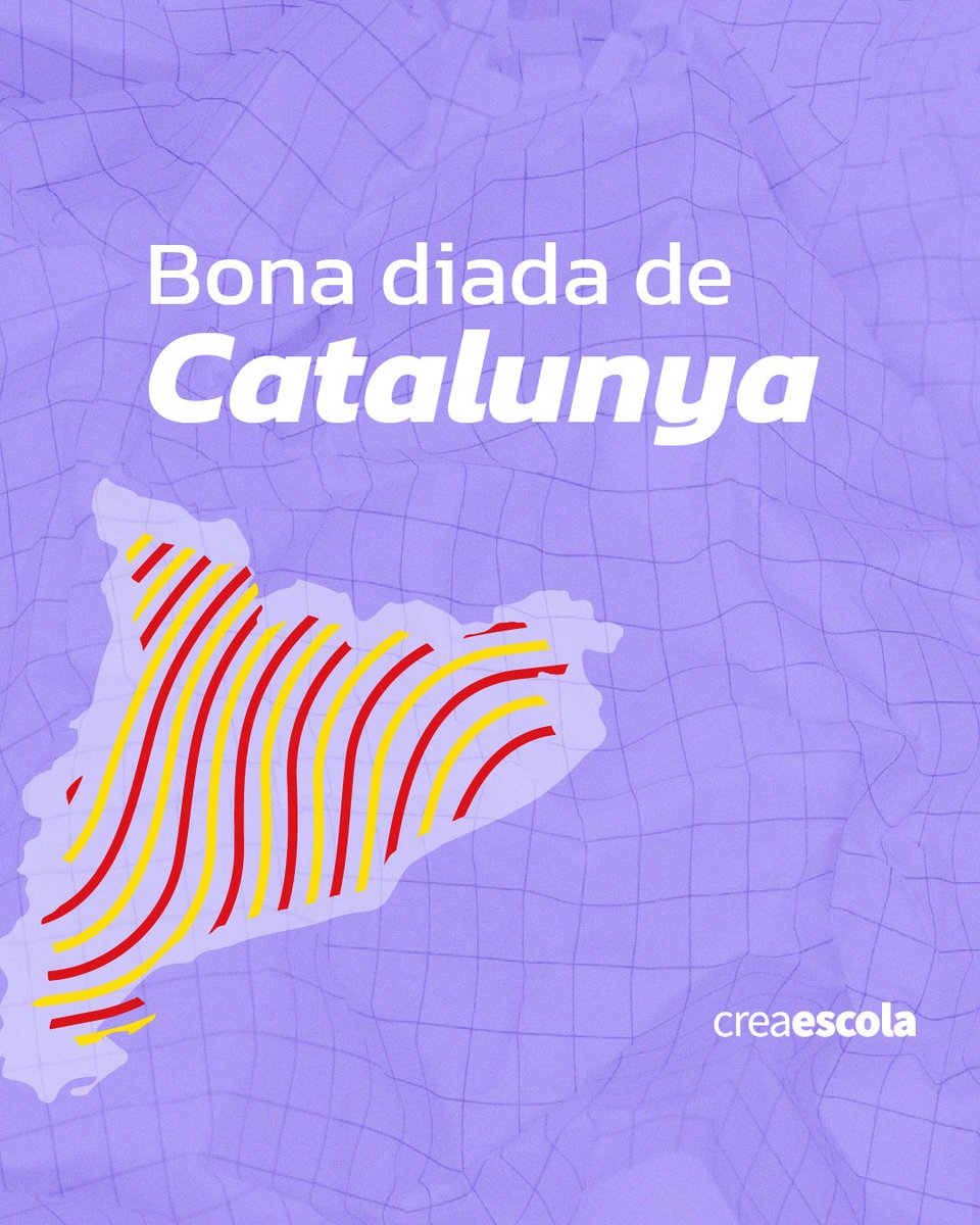 Bona Diada de Catalunya! Des de Creaescola us desitgem que gaudiu d’un dia molt nostre, ple de tradició i cultura! 😊 #desenvolupament #web #xarxessocials #campanyes #promocio #paginaweb #agencia #marketing #creaescola #agenciamarketing #agenciaescoles #agenciaescuelas