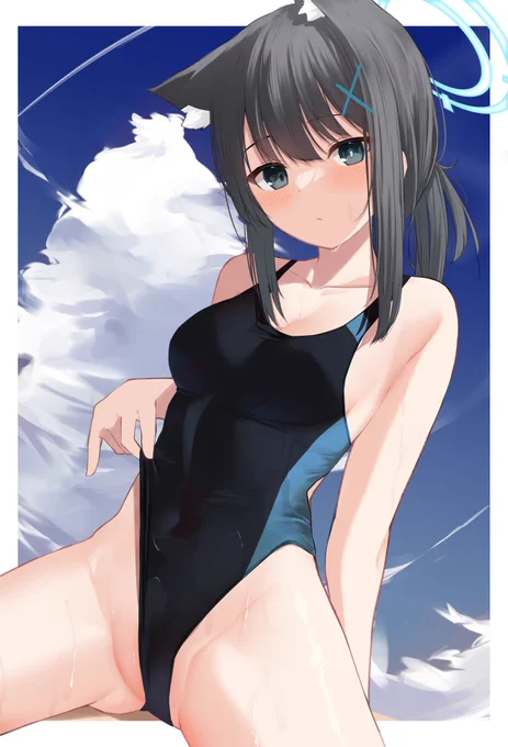 #ブルアカ 水着シロコ 