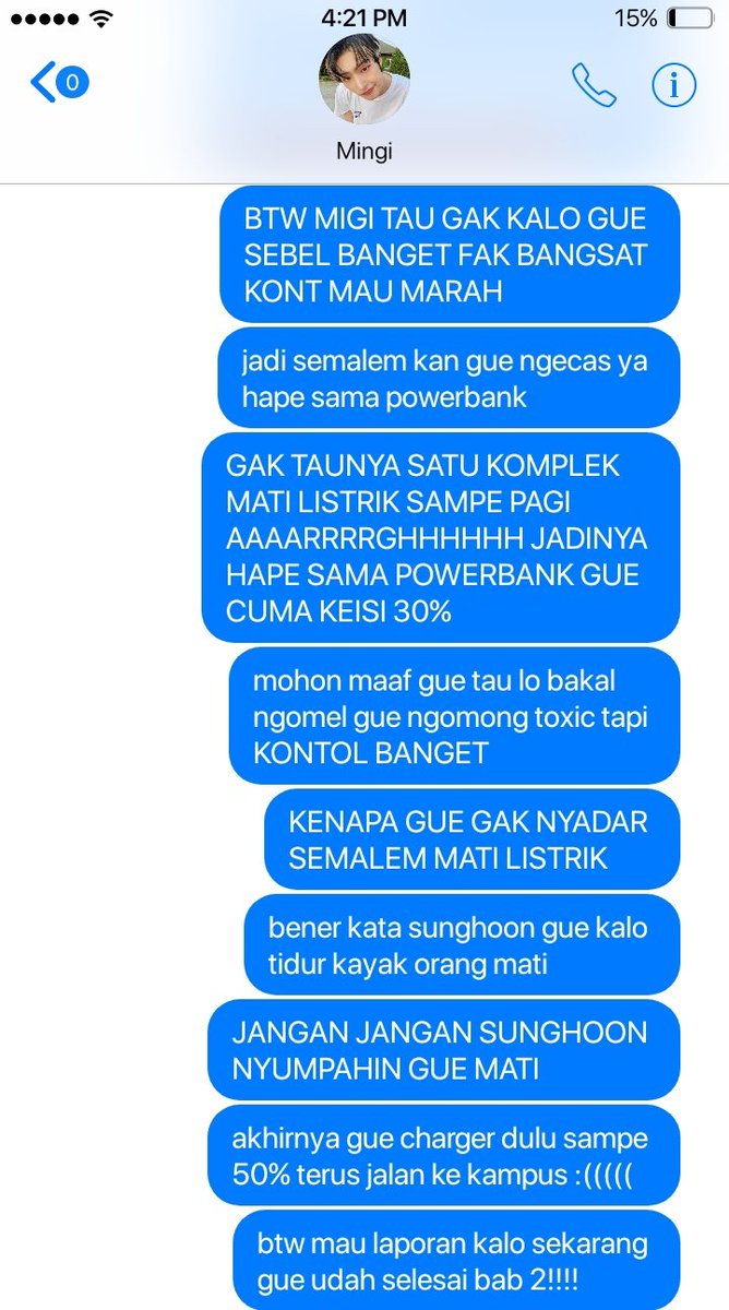 rosyroseyuno's tweet photo. minyun three tweets au—[si gengsi dan si flirtly universe]

pov: you're yxnho yang nge-spam chat mxngi tapi si pacar belum bangun tidur https://t.co/2W5tAOE2lH