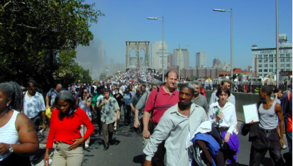 On the anniversary of 9-11, the most well-researched disaster of all time (at least until Covid), here is a thread of some of the readings I recommend on public behaviour during the event (mostly free access) #September11th 1/11