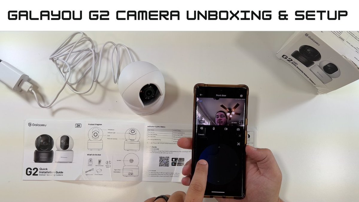 Today we setup and unbox the @GalayouOfficial G2 Security Camera.
This is a 2K, PTZ #SecurityCamera that works with #GoogleHome & #Alexa.
Check out the Setup process on #YouTube now!
youtu.be/B2zfex23yOE 
#GalayouG2 #GalayouG2Setup #GalayouG2Unboxing #GalayouG2PetCamera