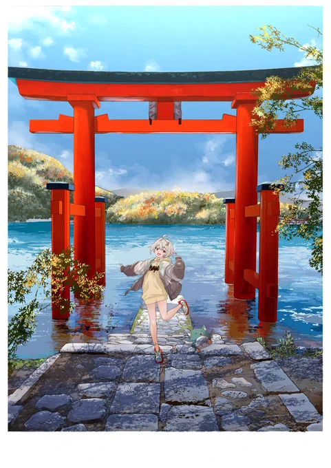今度は晴れの日の箱根で #舞鈴クラフト 