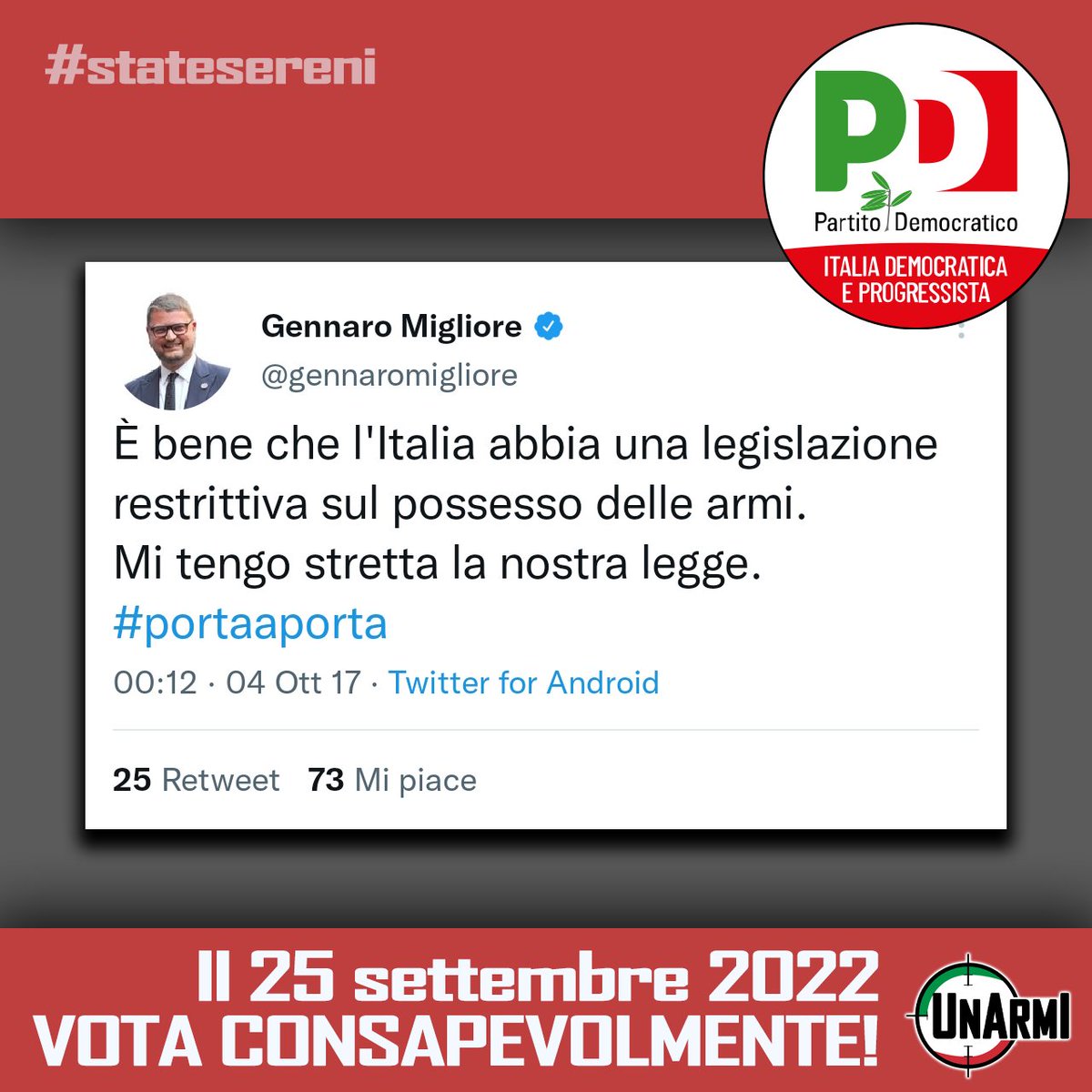 unarmi_it's tweet photo. #legalidetentoridiarmi https://t.co/fsGcwxSVHP