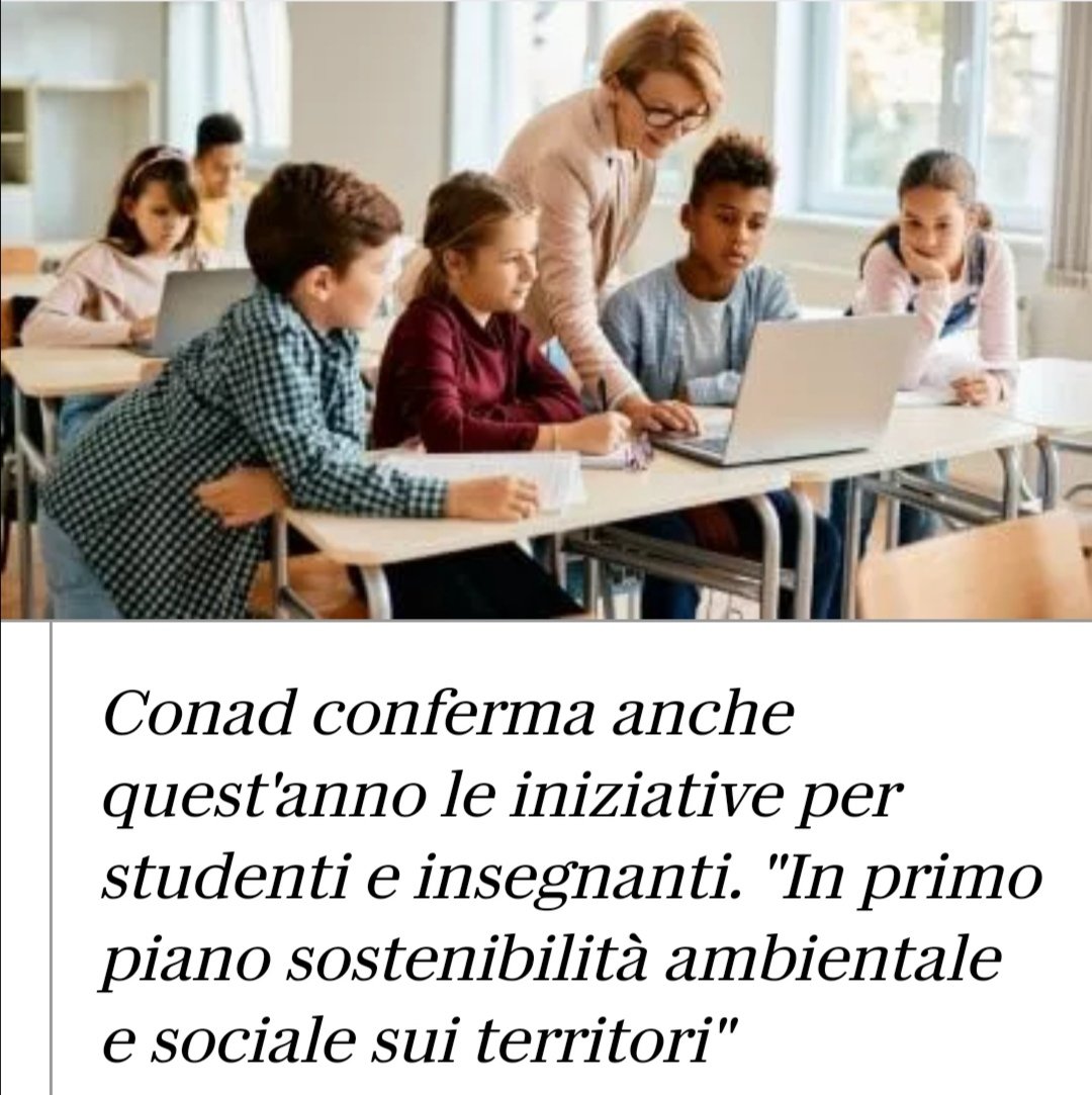 EdTroiano's tweet photo. Scuola, @fpugliese_conad (ad di #Conad): "Investiamo sui giovani e li prepariamo al futuro"
diย Marco #Frojo su @repubblica
@sassi_mario @pino_zuliani @savinovurchio @Conad @rossimassi1 https://t.co/nVPl2U0soP