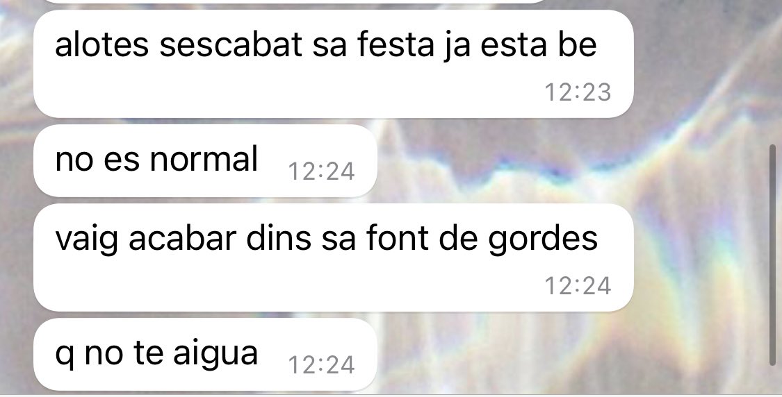 bon dia son mis amigas