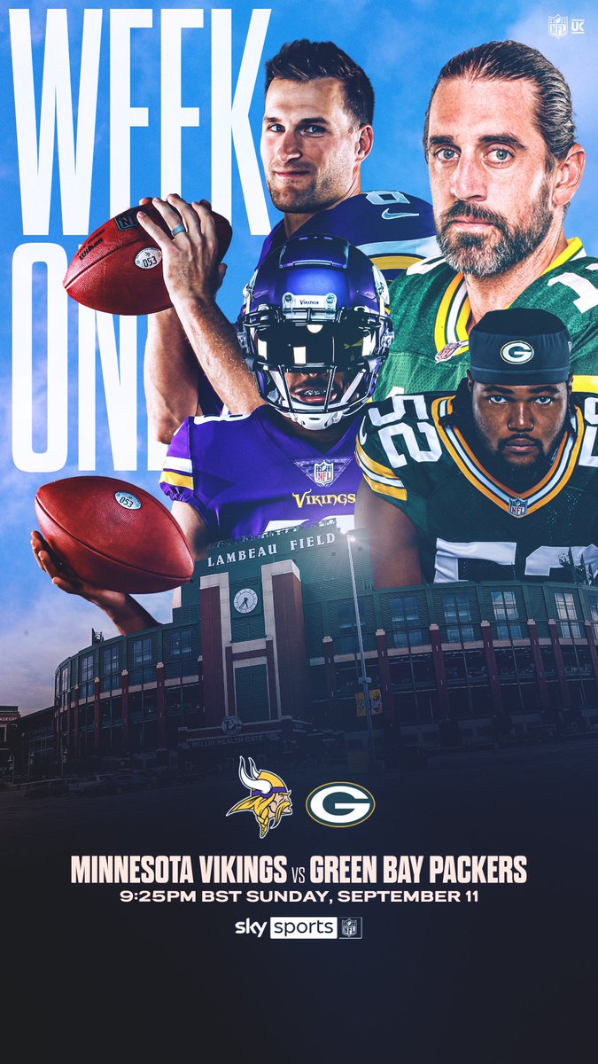 NFLUKIRE's tweet photo. The first NFL Sunday of the season. https://t.co/pUrtN2iASE