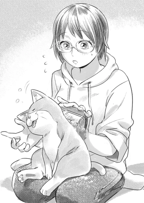 > ラーメン赤猫の、珠子さんと佐々木さんをお願い致します～m(_ _)m https://t.co/ZjZ752qWUc 
ブラッシング途中でうとうとしてしまう佐々木さんです 