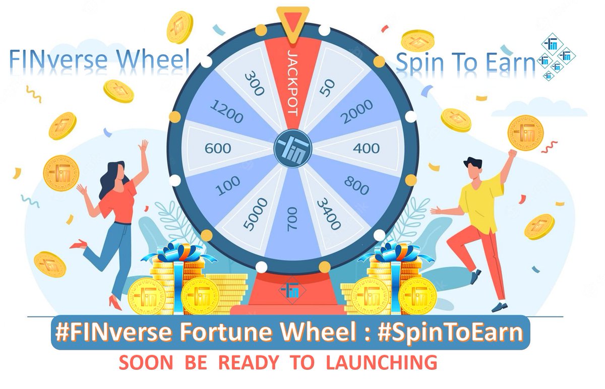 AskToRahulSingh's tweet photo. LAUNCHING SOON: #SpinToEarn
It's #FINverse "Wheel of Fortune"
#NFT based #FINverse
Game of #SpinToEarn
EARN 100 $FIN
✅ Follow steps for #Airdrops
https://t.co/HjqMwhHLp1
✅ Follow @FINtokens
✅ Join https://t.co/ASUAUP56df
✅ Post here #MemberID
✅ Like, RT & Tag 3 Friends https://t.co/3N0ySxMZyO