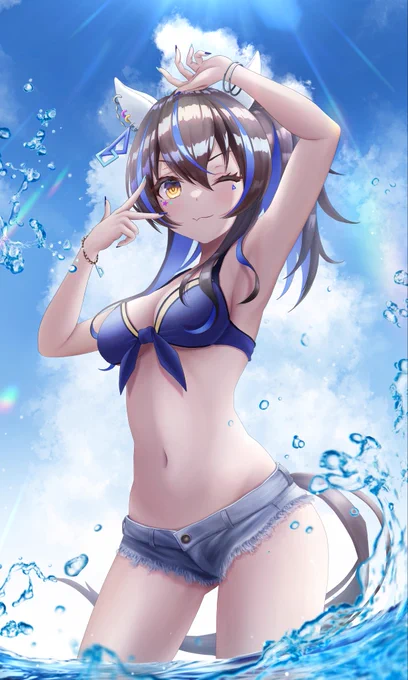夏と太陽#ウマ娘 #ダイタクヘリオス 