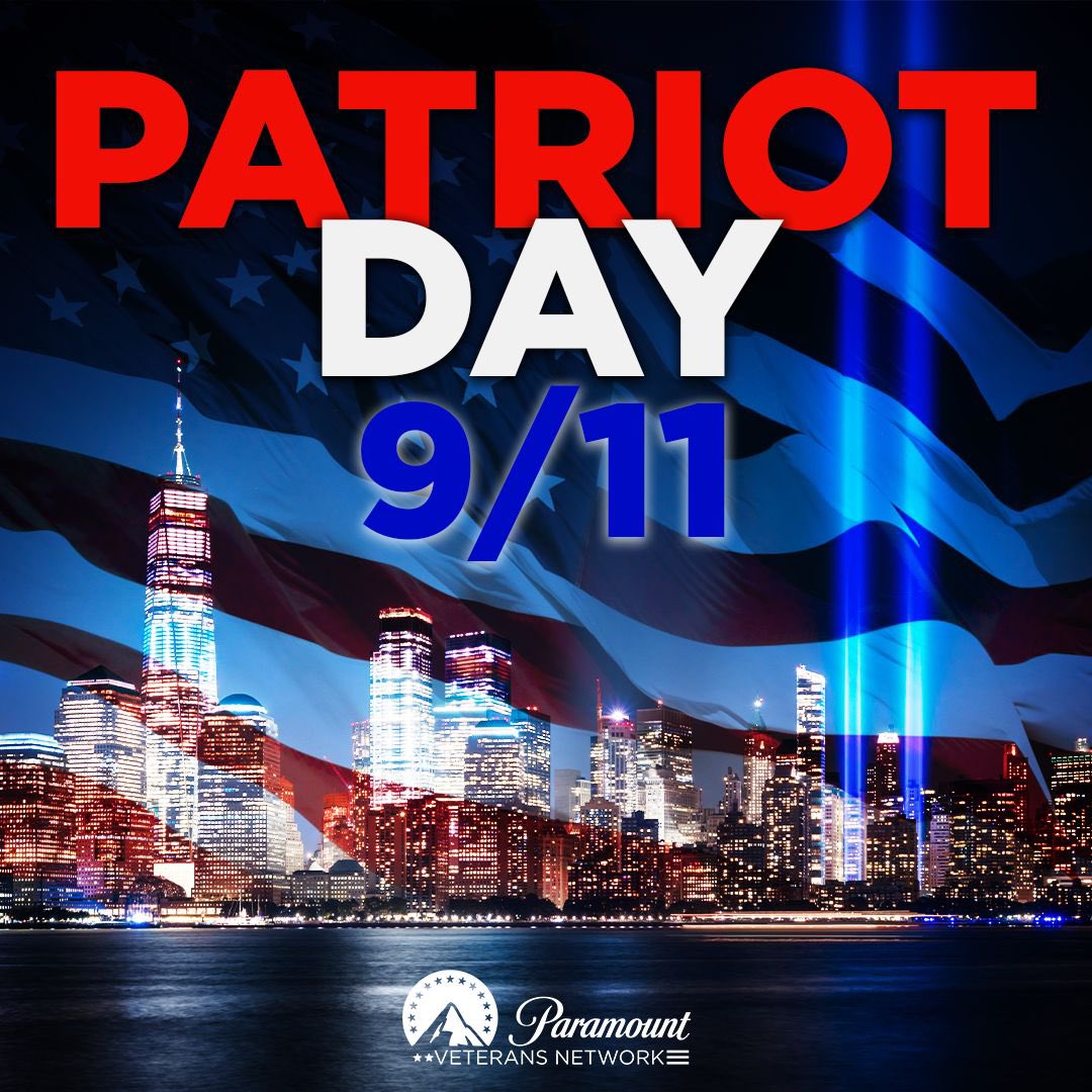 ParamountVetNet's tweet photo. Never forget π
#paramountveteransnetwork #paramount #paramountvetnet #army #navy #airforce #marines #spaceforce #nationalguard #coastguard #airnationalguard #honor #neverforget #september11 #usa
#patriotday #veteran #military #veterans #firstresponders https://t.co/24m7LneN6n