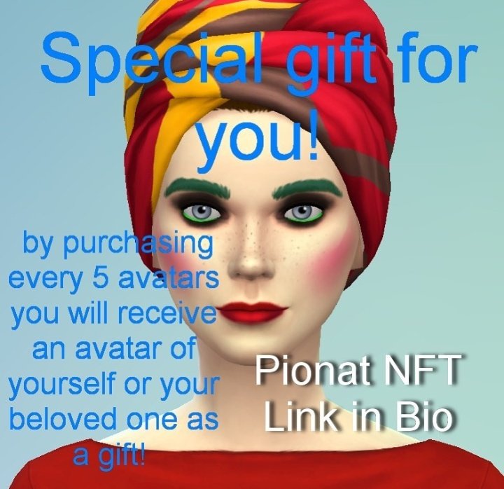 🎁 🎁🎁🎁🎁🎁🎁
🟣Unique 3D avatars
🟡Platform: Rarible 
🔵Collectible NFT
🟠Floor Price:0.09ETH
⚪️Link in bio

#nft #nftart #metaverse #nftcollector #ethereum #pionat #nftcollection #rarible #nftartists #nftartwork  #digitaleorld #fashion #raredigitalart #slavatar #model #gift