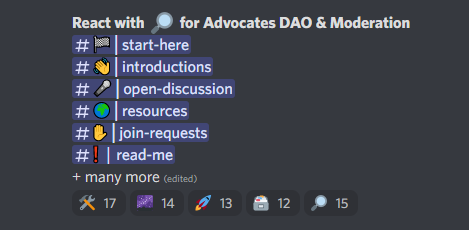 StacksAdvoxDAO's tweet photo. Can't find the Stacks Advox channels in the @Stacks Discord Server? ⁉️
Go to the add-roles channel, scroll down and select the magnifying glass! 🔎
This will unlock the Advox Channels for you!
We can't wait to see you in there! 😎
https://t.co/Zi9p5T1qfk
#stx #stacks #advox https://t.co/ndj749IxcB