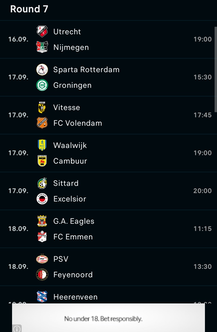 billabetng's tweet photo. Eredivisie Round 7 (Netherland)
Over 90.5 total corners
@FrapapaOfficial #oddsrequest https://t.co/5f5kWWXPH5
