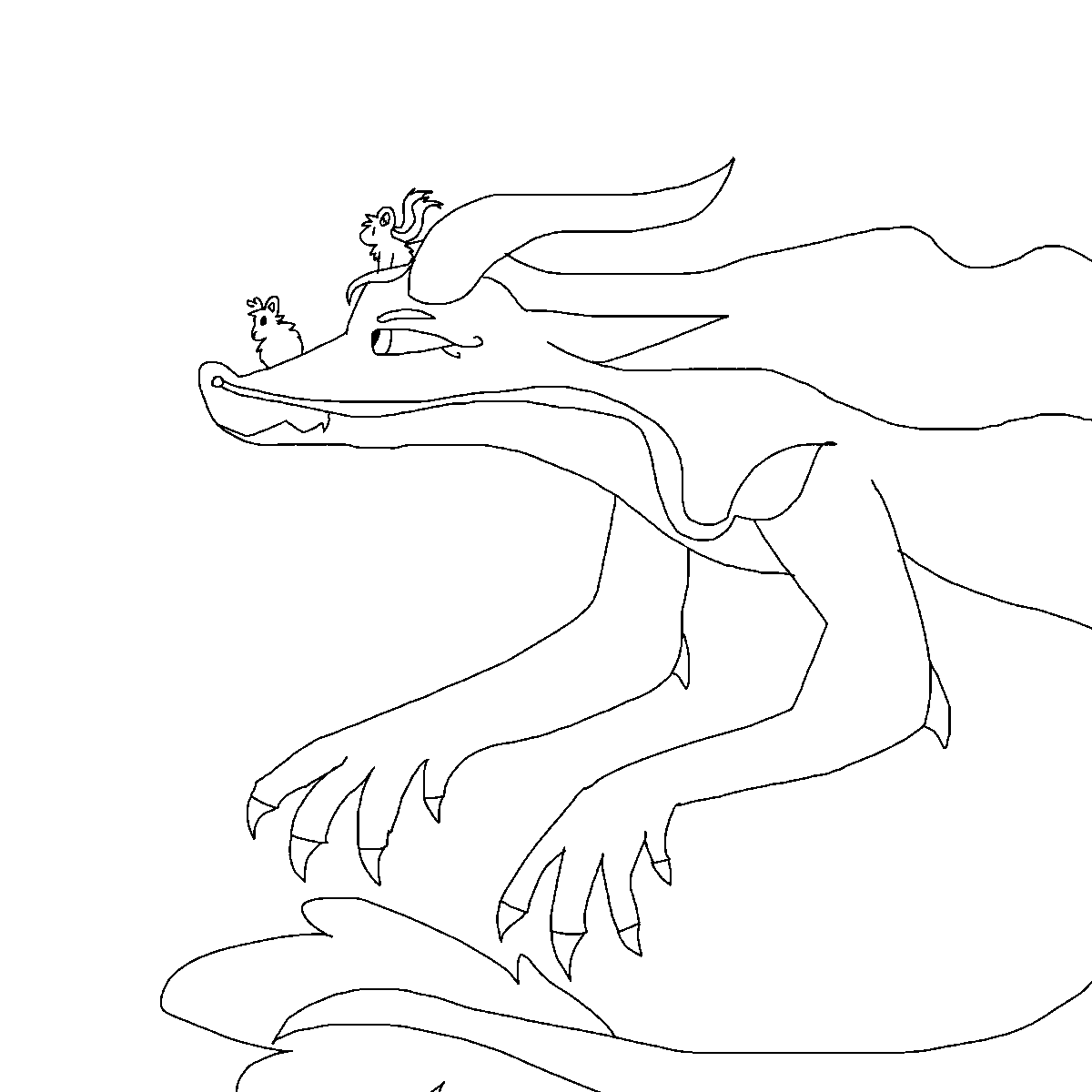 Ryuutsuki_0wO's tweet photo. One giant night dragon two tiny rodent creatures
this doodle features both my gemmates @MomoMochiVT @MalwareBug as tiny little rodents next to me a big dragon, since I had this doodle in my head for awhile and thought it would be funny to draw.
#VtubersUprising #VTuberEN https://t.co/c7QSFCWous