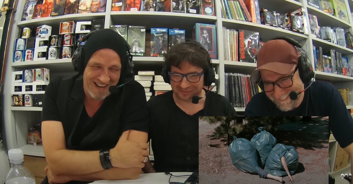 sbsmoods's tweet photo. Herrlich! "Leichenzählwettbewerb" 🤣 Sträter Bender Streberg - The Best of SCHLOCK #videokommentar #johnlandis #patreon @PodcastSBS @TStraeter44149 @HennesBender68 @Gerry_Streberg https://t.co/mqJQ18pOHj