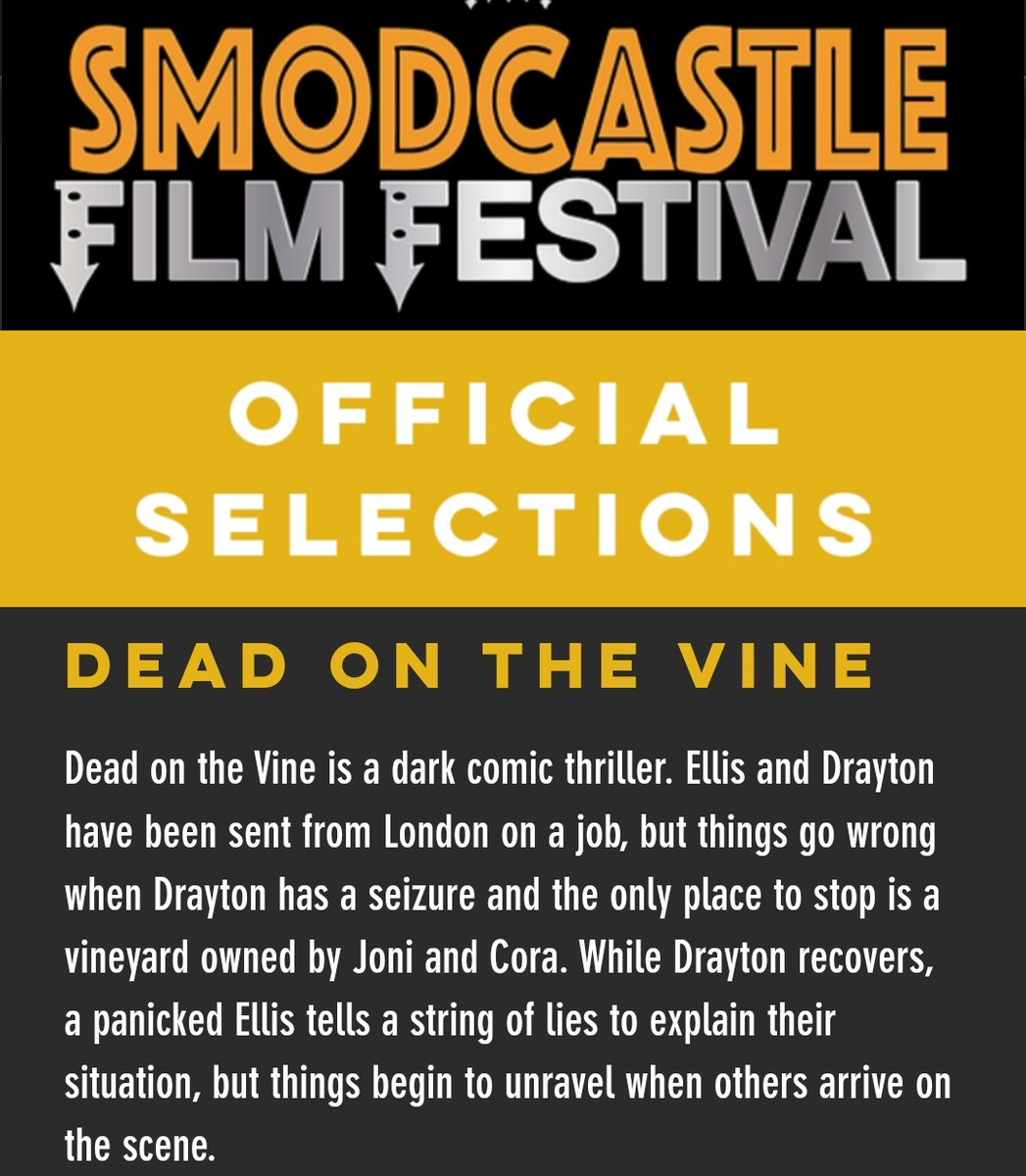 DeadOnTheVineM1's tweet image. Smodcastle here we come. #deadonthevine #kevinsmith #smodcastle #filmfestival