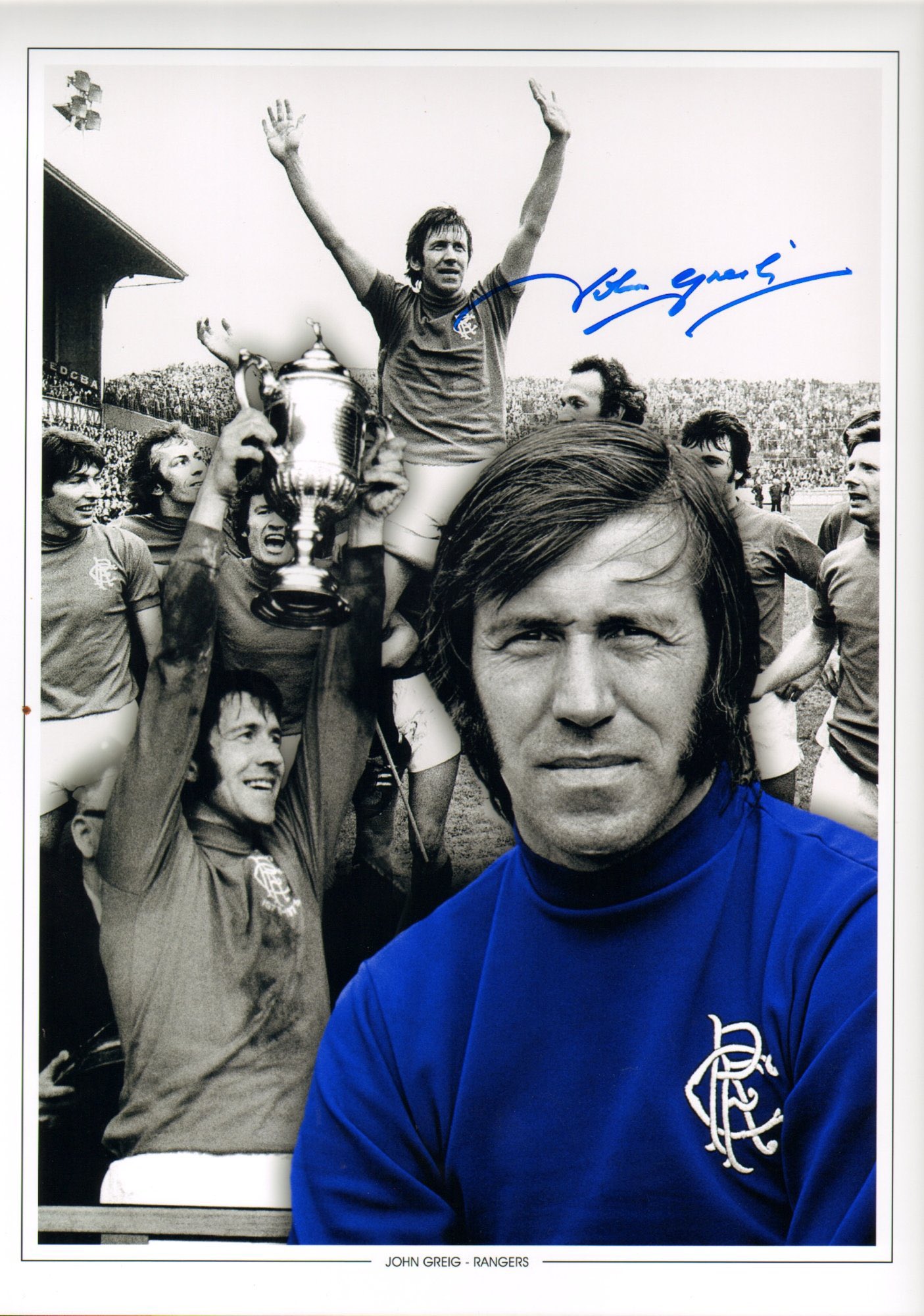 Happy 80 th  birthday to thee Greatest Ranger of them All John Greig MBE  
