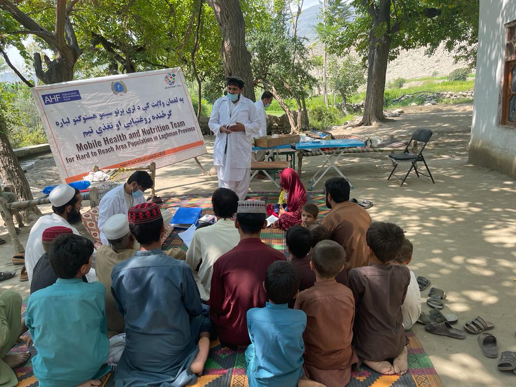 Hntpo_AFG's tweet photo. @HealthNet_TPO with support of @AHF/@UNOCHA is providing Nutrition, OPD and RCCE for Covid-19 services for all people living in Alishang and Alingar districts of Laghman province through two Mobile Health and Nutrition Teams and a Covid-19 Hospital.
#health #COVID19 #malnutrition https://t.co/E7LrHQawBF