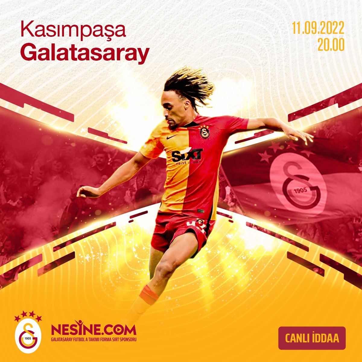 galatasaray'ın kasımpaşa maç görseli