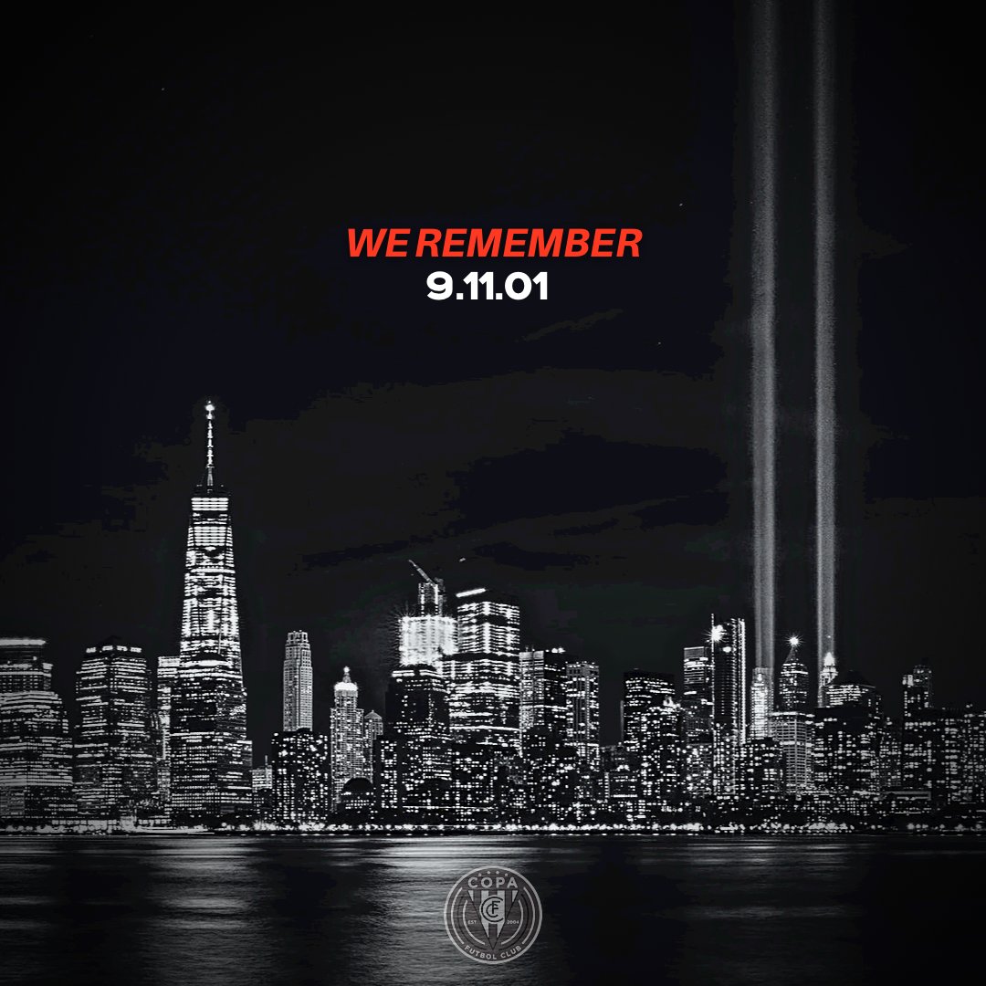 FCCopa's tweet photo. We honor those who gave their lives that day. #Neverfroget https://t.co/Yx5I6MANuL