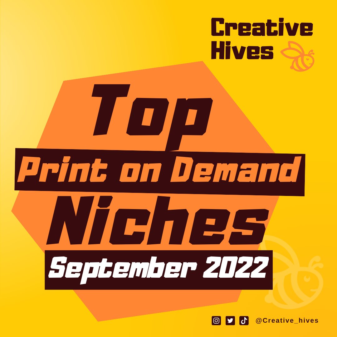 creative_hives's tweet photo. Top Print on Demand Niches for September 2022 🔥

❤
#printondemand #merchbyamazon #printondemandshirt #printondemandshop #redbubble #amazonmerch #pod #tshirtbusiness #redbubbleartist #spreadshirt #EtsySeller #teepublic #tshirts #niches #printondemandniche #podniches #tshirtniche https://t.co/GXhobymFtv