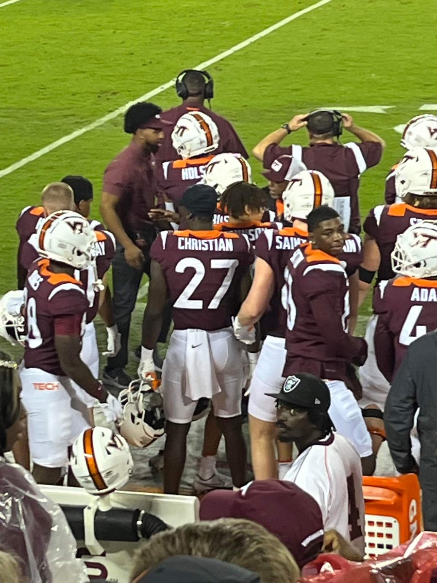 PamFav5's tweet photo. My Hokie K Christian
#rememberthisname ๐งก https://t.co/A1pFPl4IWT