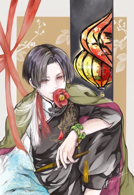【創作】楼主・紫月を久しぶりに載せてみる。あまりにも絵描いてないので過去絵を載せるしかない(  - ̀ω -́  )✧ 
