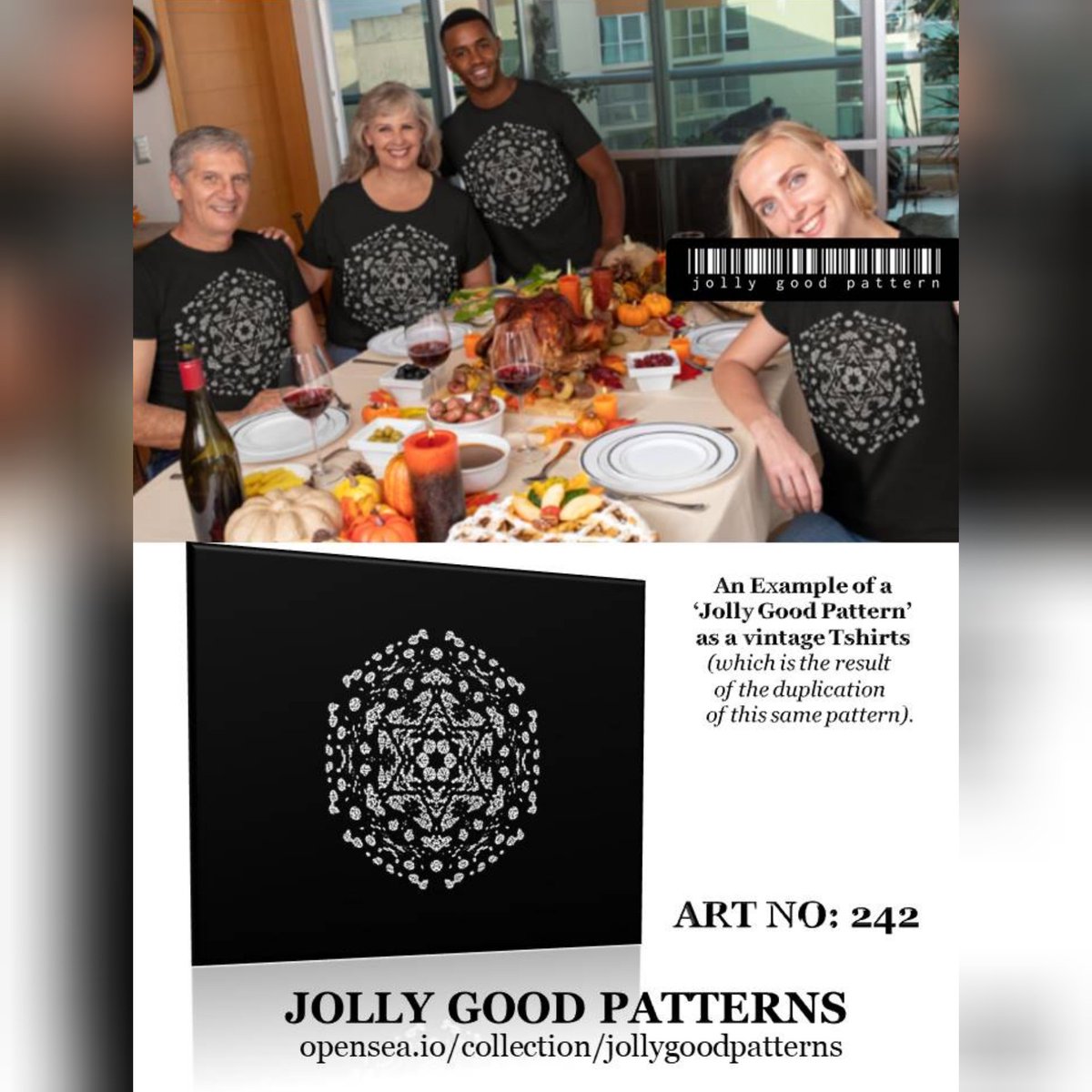 xvizionzmedia's tweet photo. #family is fun with #JollyGoodPatterns

275 out of 1025 listed on @opensea and daily minting is in progress - Get It Now👇

https://t.co/dXagiQNb1B

#nftart #NFT #fashion #clothing #clothingstore #clothingbrands #clothingcompany #patterns #nftcommunity #vintage #vintagestyle #art https://t.co/qdFOf3Z78t