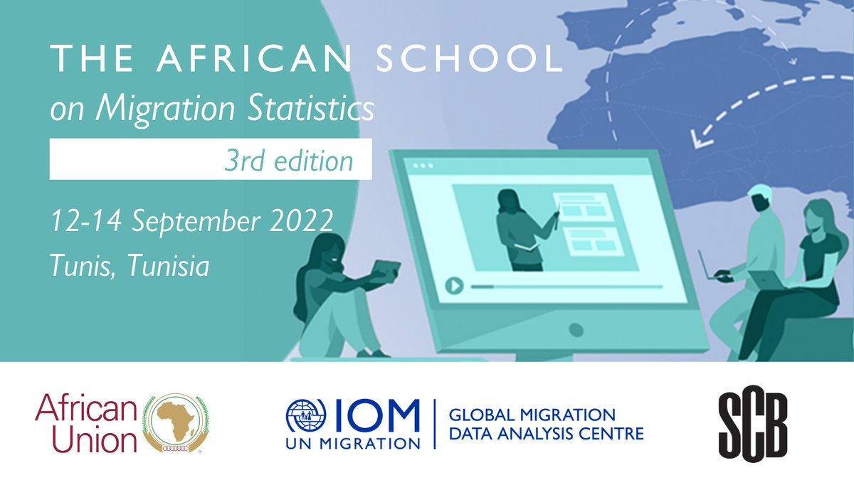 🗓️ This week we are in Tunis for the third edition of the 𝐀𝐟𝐫𝐢𝐜𝐚𝐧 𝐒𝐜𝐡𝐨𝐨𝐥 𝐨𝐧 𝐌𝐢𝐠𝐫𝐚𝐭𝐢𝐨𝐧 𝐒𝐭𝐚𝐭𝐢𝐬𝐭𝐢𝐜𝐬. 

Looking forward to discussions on #diaspora data. 👇